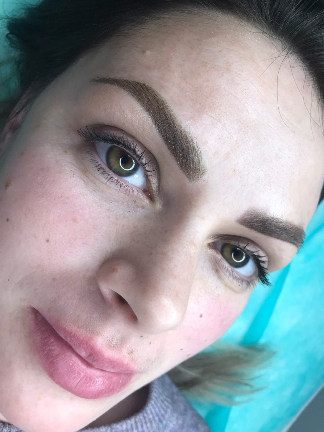 Healed, natural-looking permanent brows by Anna Tytarenko