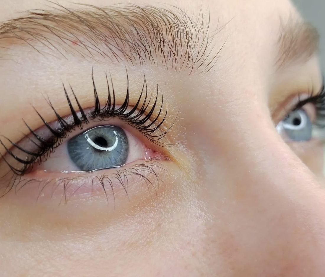 Healed permanent eyeliner result